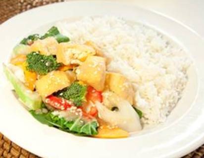Tofu Vegetable Rice 豆腐什菜飯